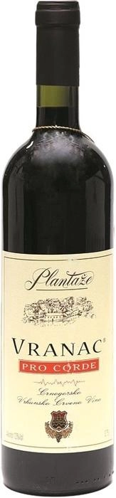 Вино Plantaze Vranac Pro Corde Плантаже Вранац Про Корде 750 мл