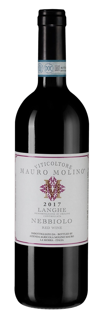 Вино Mauro Molino Langhe Nebbiolo Мауро Молино  Ланге Неббиоло  2021 750 мл