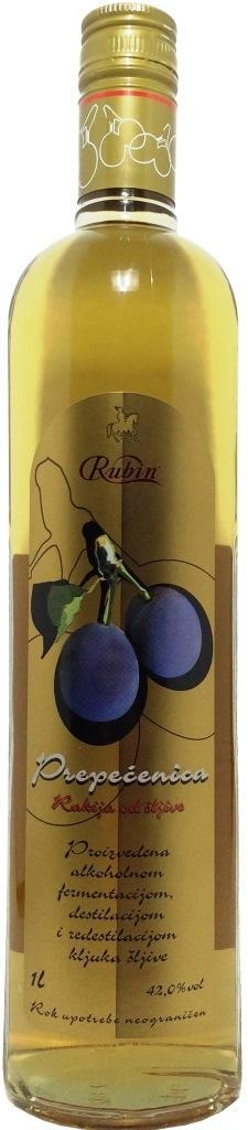 Водка  ПРЕПЕЧЕНИЦА  плодовая  (сливовица) 1000 мл