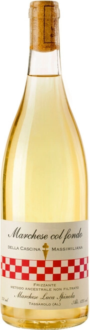 Игристое вино Marchese Luca Spinola   Marchese col fondo Frizzante Metodo Ancestrale    2019  750 мл