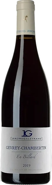 Вино Jerome Galeyrand, Gevrey-Chambertin En Billard AOC Жером Галейранд Жевре-Шамбертен  Ан Бийяр красное 2019 750 мл