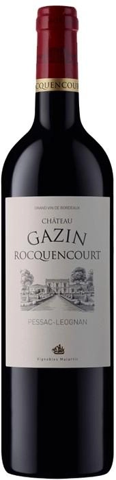 Вино Chateau Gazin Rocquencourt Rouge Pessac-Leognan AOC  2011 750 мл