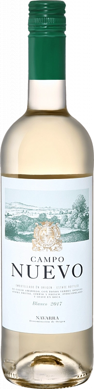 Вино Príncipe De Viana  Campo Nuevo Blanco   Navarra DO  Бодегас Принсипе Де Виана Кампо Нуэво Бланка  Наварра 2017 750 мл