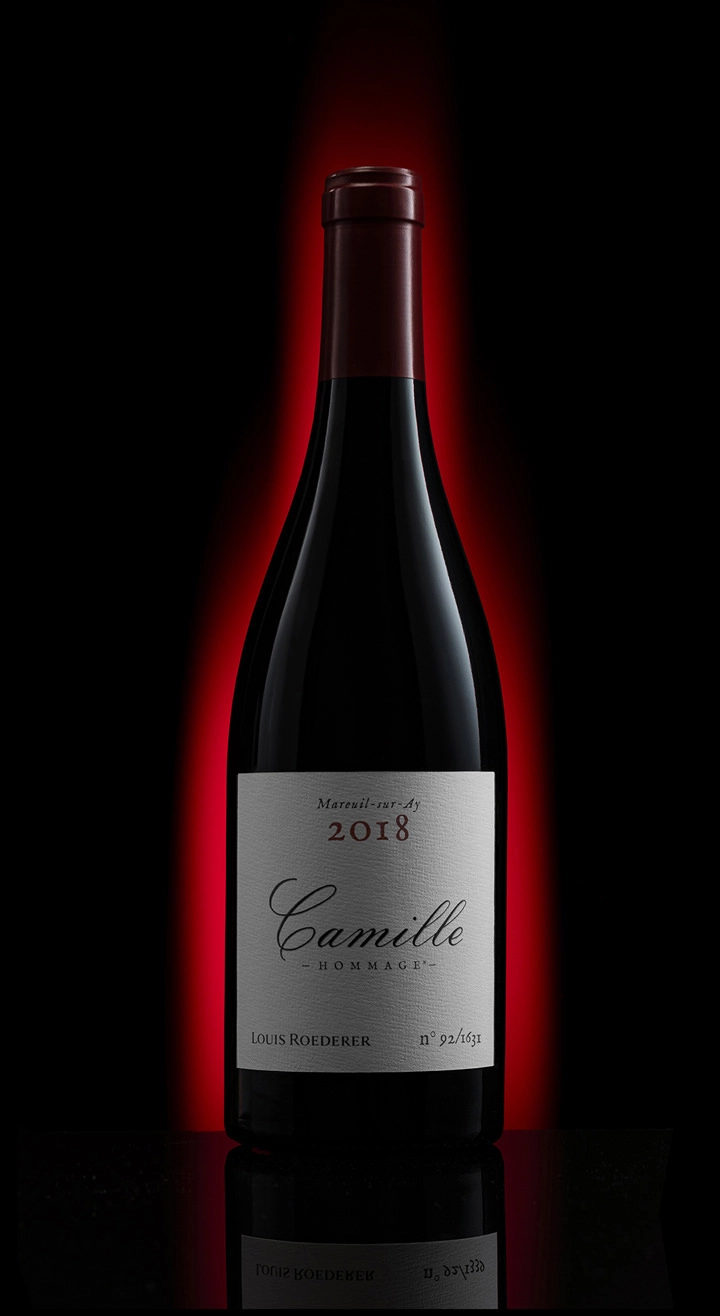Вино Louis Roederer Hommage à Camille Coteaux Champenois Rouge  Луи Родерер  Оммаж а Камиль Кото Шампенуа  красное  сухое 2019  750 мл