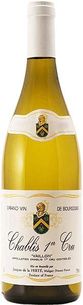 Вино Jacques de la Ferte Chablis 1-er Cru Vaillon AOC    750 мл