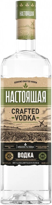 Водка  Настоящая  Крафтовая  1000 мл