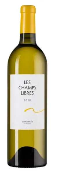 Вино Les Champs Libres Blanc Bordeaux AOC  Ле Шам Либр Блан 2018 750 мл  14%