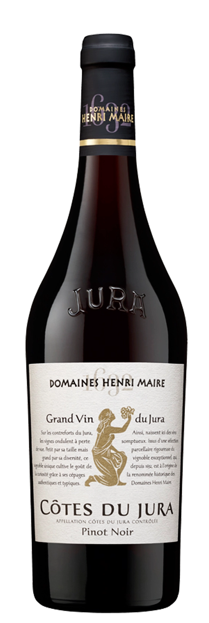 Вино Domaines Henri Maire  Côtes du jura pinot noir   2018 750 мл