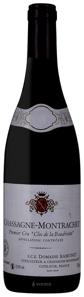 Вино Jean-Claude Ramonet Chassagne-Montrachet Premier Cru Clos de La Boudriotte Rouge Домен Жан-Клод Рамоне   Шассань-Монраше Премье Крю Кло де ла Будриот 2018 750 мл 13,5%
