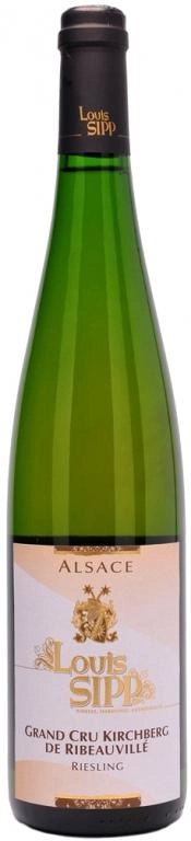 Вино Louis Sipp  Kirchberg de Ribeauville Riesling  Alsace Grand Cru  Луи Сипп  Кирхберг де Рибовилле Рислинг 2017  750 мл