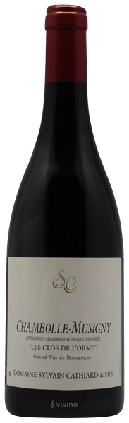 Вино Domaine Sylvain Cathiard et Fils Chambolle-Musigny Le Clos de l'Orme  2020 750 мл  13%