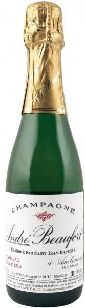 Шампанское André Beaufort Demi-Sec Grand Cru Андре Бофор Деми-Сек Гран Крю 375 мл