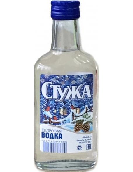 Водка Стужа Кедровая 250 мл