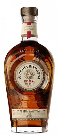 Бренди Vecchia Romagna Riserva Tre Botti   700 мл