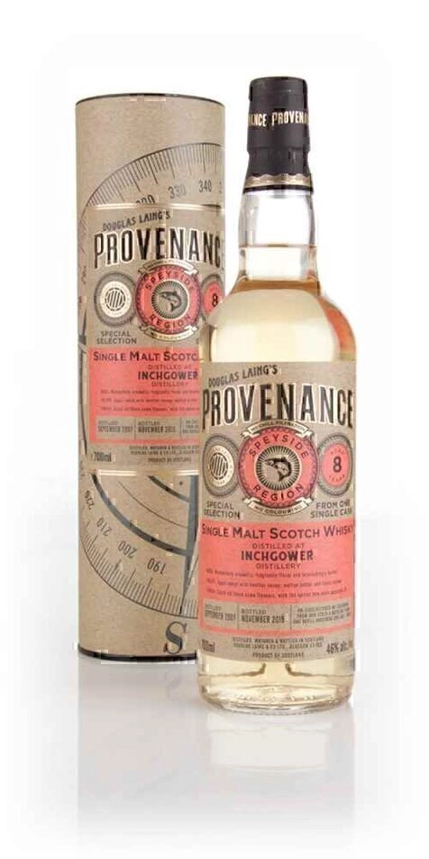 Виски Provenance Inchgower 8 YO in tube  700 мл