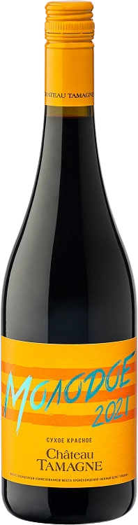 Вино  Шато Тамань Южный берег Тамани  молодое красное сухое 2022 750 мл 12,5%