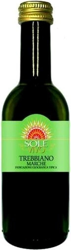 Вино   Sole Vivo  Trebbiano Marche Соле Виво  Треббьяно Марке  2021 250 мл  11,5%