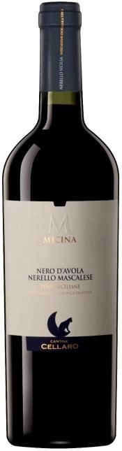 Вино Cantine Cellaro Micina Nero d'Avola Nerello Mascalese Terre Siciliane IGP  2021 750 мл