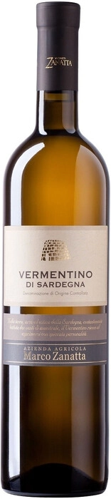 Вино Vigneti Zanatta Vermentino di Sardegna DOC Виньети Занатта Верментино ди Сардиния 2021 750 мл  13%