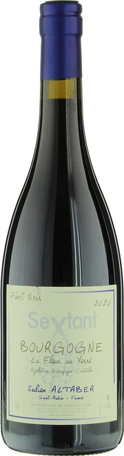 Вино Julien Altaber Sextant La Fleur Au Verre  Pinot Noir AOC Жюльен Альтабер Секстан Ла Флёр о Вер  Пино Нуар 2021  750 мл  12%