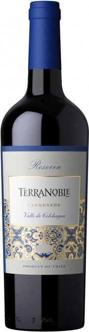 Вино TerraNoble   Reserva Carmenere  Valle de Colchagua DO  ТерраНобле   Ресерва Карменере  750 мл