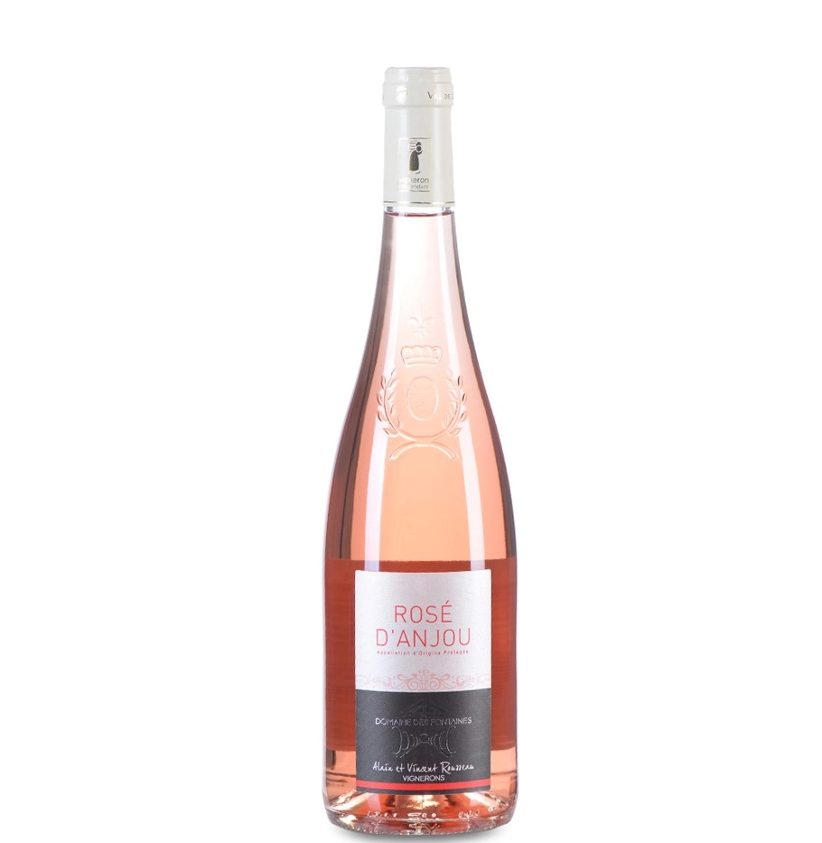 Игристое вино  Domaine des Fontaines  Rose d'Anjou  2018 750мл