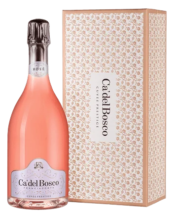 Вино Franciacorta Rose DOCG  Cuvee Prestige gift in box Франчакорта Розе Кюве Престиж в подарочной упаковке 750 мл