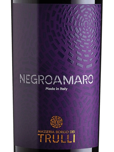 Вино Masseria Borgo dei Trulli Negroamaro IGP Salento Массерия Борго деи Трулли Негроамаро  750 мл
