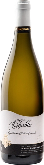Вино Domaine Jean Dauvissat Pere & Fils Claire Chablis AOC   2019 750 мл
