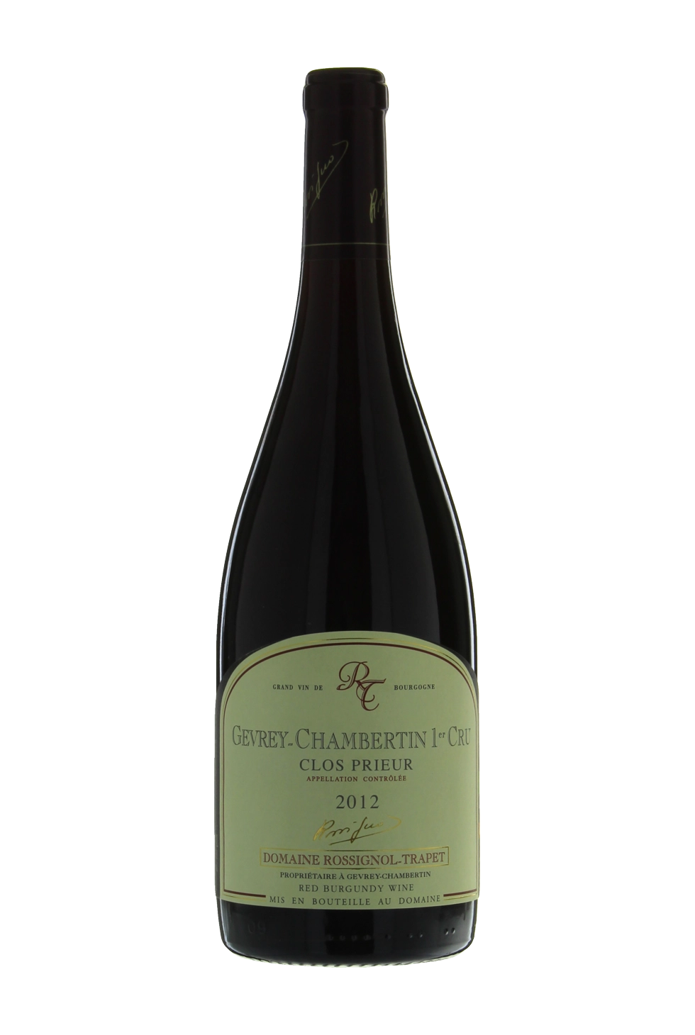 Вино Domaine Rossignol-Trapet Clos Prieur Gevrey-Chambertin Premier Cru AOC  2012 750 мл