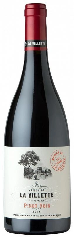 Вино Maison de La Villette Pinot Noir Мезон де Ла Виллет Пино Нуар  2013 750 мл