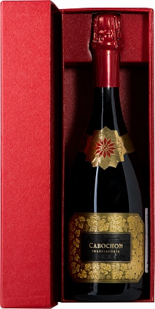 Игристое вино Cabochon Brut Monte Rossa gift box 750 мл
