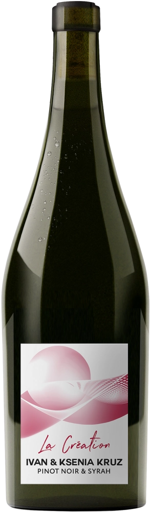 Вино  Иван и Ксения Круз Ла Креасьон Сира   Пино Нуар  2022  розовое сухое  750 мл