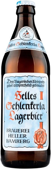 Пиво Schlenkerla Helles Lagerbier  Шленкерла Хеллес Лагер стекло  500 мл