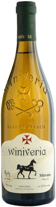 Вино Winiveria  Mtsvane  Виниверия   Мцване   750 мл