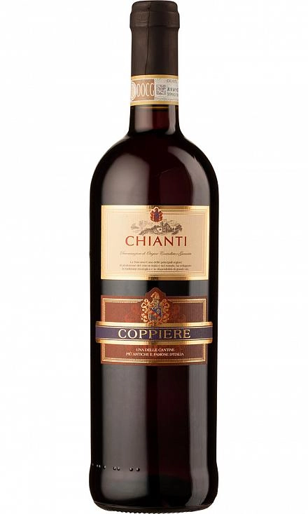 Вино  Coppiere  Chianti DOCG  Schenk  Коппьере  Кьянти DOCG  Шенк 2016 750 мл