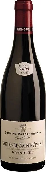 Вино Domaine Robert Arnoux Romanee-Saint-Vivant Grand Cru AOC Домен Робер Арну Романе-Сен-Виван Гран Крю 1989 750 мл