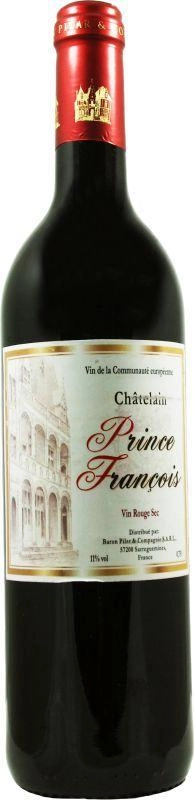 Вино Baron Pilar Chatelain Prince François red dry  750 мл