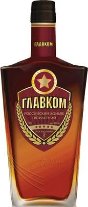 Коньяк "Главком" 5 Звезд, 0,5 л