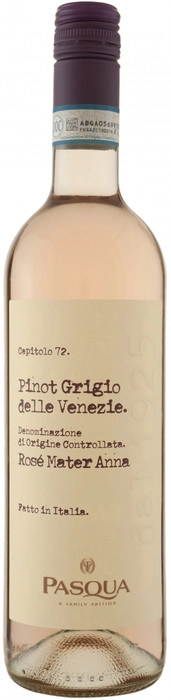 Вино Pasqua Pinot Grigio delle Venezie Rose Mater Anna delle Venezie Паскуа Пино Гриджио делле Венецие Розе Матер Анна розовое п/сух 2020 750 мл