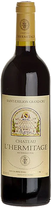 Вино Chateau L'Hermitage Saint Emilion Grand Cru  Шато Л'Эрмитаж 1998 750 мл