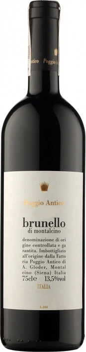 Вино Poggio Antico Brunello di Montalcino DOCG Поджио Антико Брунелло ди Монтальчино 2012 750 мл 14,5%