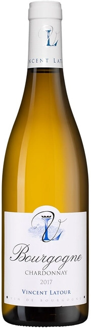 Вино Vincent Latour Bourgogne Chardonnay AOC Винсент Латур Бургонь Шардоне 2017 750 мл