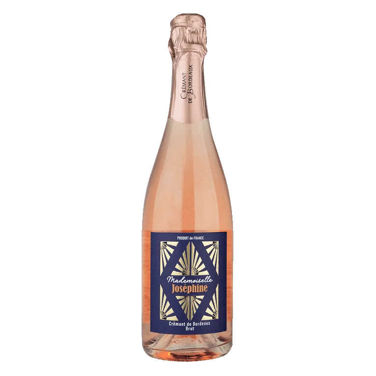 Игристое вино  Mademoiselle Josephine Cremant de Bordeaux   rose   brut  750 мл   12%
