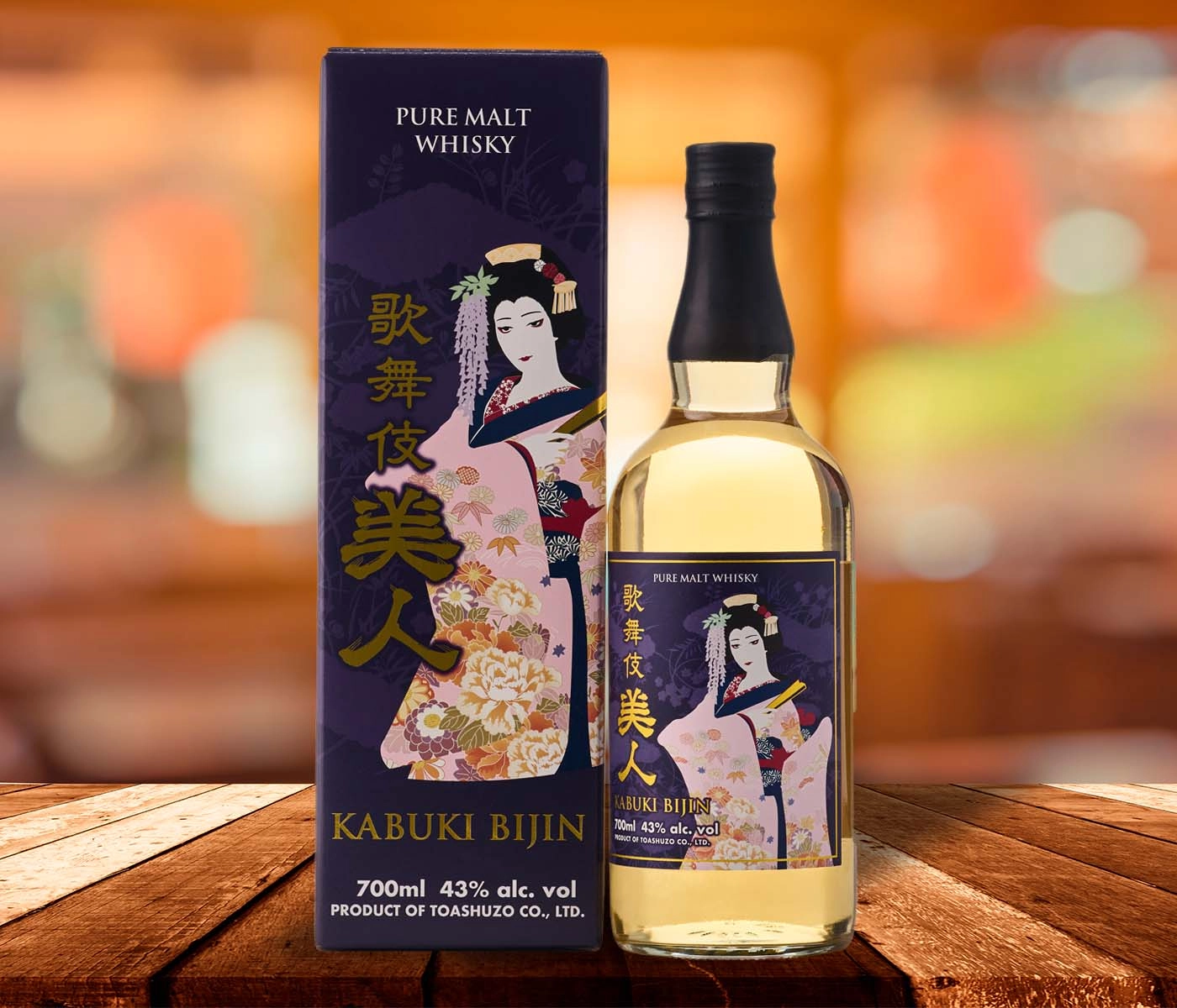 Виски  Kabuki Bijin  gift box 700 мл