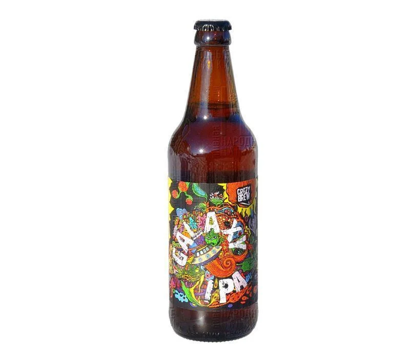 Пиво Crazy Brew IPA Galaxy" /Крейзи Брю "ИПА Гэлэкси" 500 мл