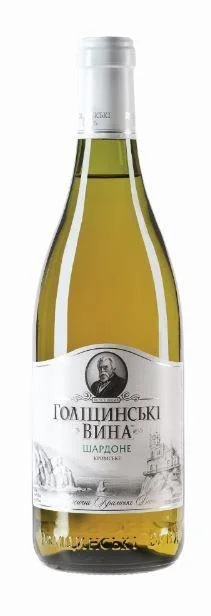 Вино ТМ  Голицынские вина Шардоне Крымское Белое полусладкое 750 мл