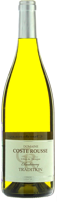 Вино Domaine Coste Rousse Chardonnay Tradition Cotes de Thongue 2018 750 мл