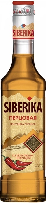 Настойка горькая Сиберика  Перцовая  250 мл