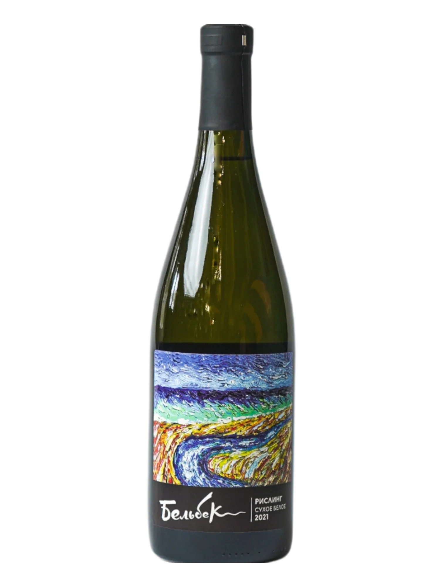 Вино Бельбек  Авторские вина Сергея Бескоровайного Шардоне Баррик 2021   750 мл 12 %